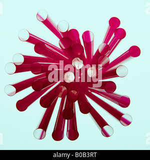 Rohre der Farbe/Farbe Stockfoto