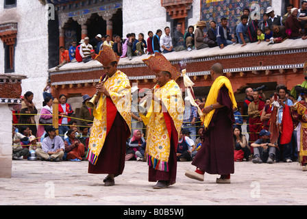 Musiker im Hemis Festival Stockfoto