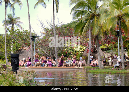 Polynesian Cultural Center auf der Insel O'ahu Hawaii Stockfoto