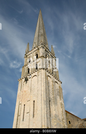 Abtei-Kirche von Saint-Savin-Sur Gartempe Stockfoto