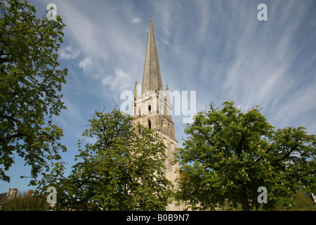 Abtei-Kirche von Saint-Savin-Sur Gartempe Stockfoto