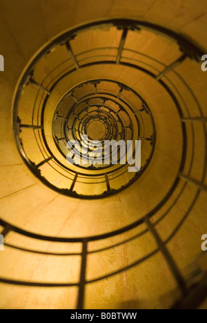 Wendeltreppe, Arc de Triomphe Stockfoto