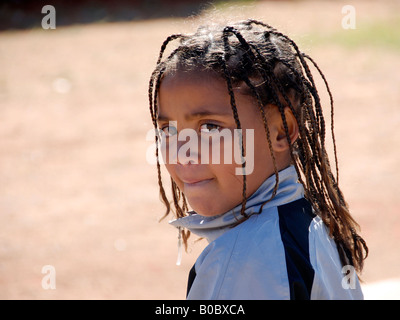 Mädchen in Bonnievale, Südafrika Stockfoto