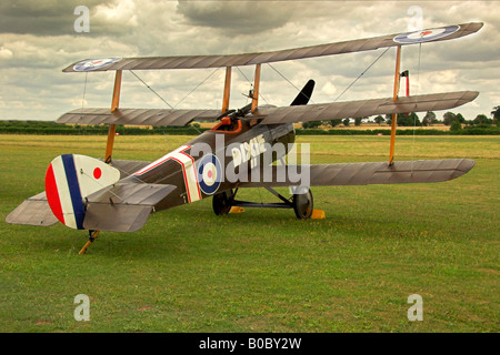 Sopwith Dreidecker am Boden Stockfoto