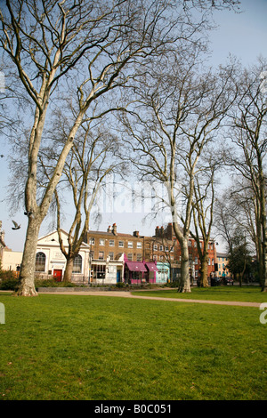 Newington Green in Kingsland, London Stockfoto