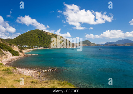 West Indies, Karibik, kleine Antillen, Inseln über dem Winde, St. Kitts und Nevis, St Christoper Frigate Bay Stockfoto