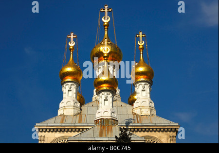 Russisch-Orthodoxe Kirche in Genf, Schweiz Stockfoto