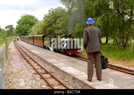 UK Norfolk Broads Coltishall Bure Valley Railway Stockfoto