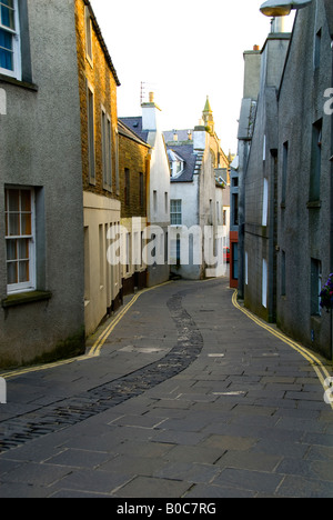 Die Hauptstraße in Stromness, Orkney Inseln, Schottland, UK Stockfoto