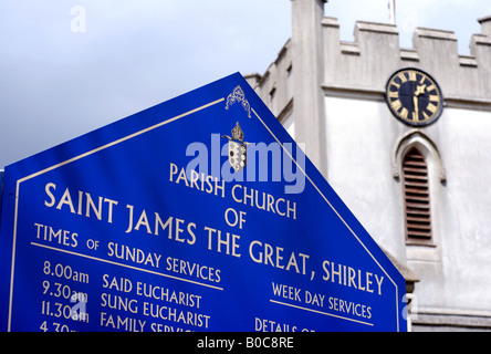 St. James der großen Kirche, Shirley, West Midlands, England, UK Stockfoto