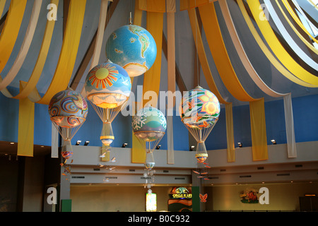 Raumschiff Erde Innenarchitektur Dekorationen Stockfoto