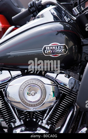 Harley Davidson Motorrad-tank Stockfoto