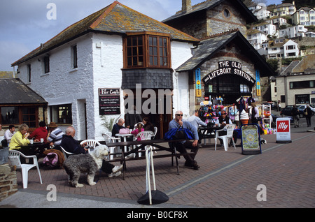 Die alte Rettungsstation In Looe, Cornwall Stockfoto