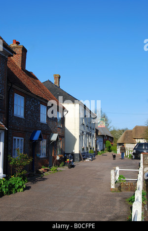 High Street, East Meon, Hampshire, England, Vereinigtes Königreich Stockfoto