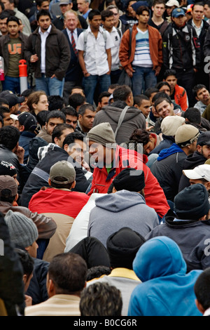 Berufe / Melbourne Taxifahrer protestieren gegen gefährliche Arbeitsbedingungen 30 / 04/08. Stockfoto