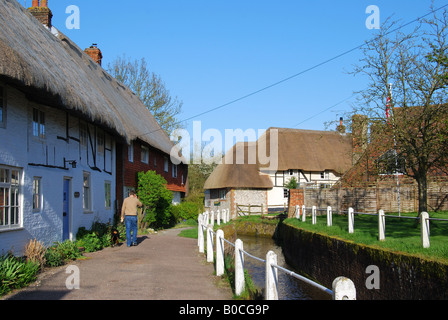 High Street, East Meon, Hampshire, England, Vereinigtes Königreich Stockfoto