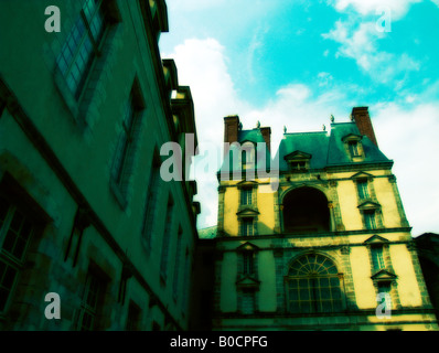 Château de Fontainebleau (Schloss von Fontainebleau). Seine et Marne überweisen. Frankreich Stockfoto