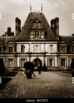 Das Schloss von Fontainebleau. Seine et Marne Departement. Frankreich. Stockfoto