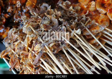 BBQ-Suppen, Chatachuk Markt Bangkok thailand Stockfoto