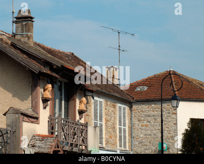 Gemeinde von Barbizon. Seine et Marne Département. Frankreich Stockfoto