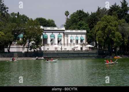 Das Casa del Lago am Lago de Chapultepec in Chapultepec Park-Mexiko-Stadt Stockfoto