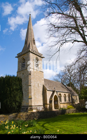 Str. Marys Kirche in Cotswold Dorf des unteren Schlachtung Gloucestershire England UK EU Stockfoto