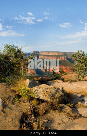 Drei Rondawels Berge in der Provinz Mpumalanga, Südafrika. Stockfoto