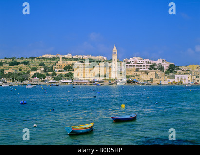 St.-Anna Kirche Marsascala Hafen Malta Stockfoto