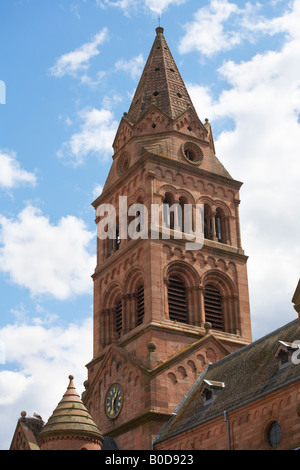 Kirche in Munster Elsass Frankreich Stockfoto