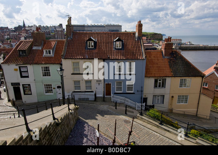 Häuser in Whitby North Yorkshire UK Stockfoto