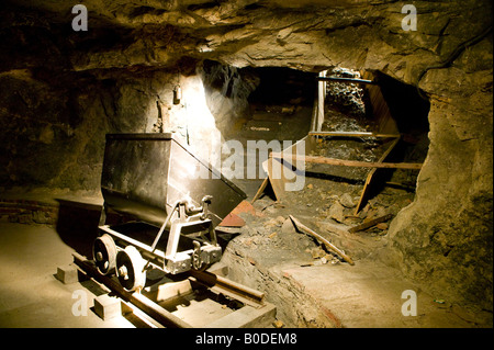 Almadén Bergbau Zug in Jaén Stockfoto