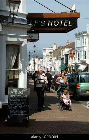 Union Street Shopping in der Innenstadt von Ryde Isle Of Wight England Stockfoto