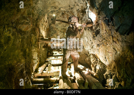 Almadén Bergbau Zug in Jaén Stockfoto