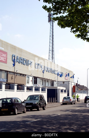 Ninian Park Cardiff Stadt Fußball Vereine Boden Sloper Road Cardiff south wales uk Stockfoto