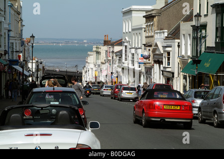 Union Street Shopping in der Innenstadt von Ryde Isle Of Wight England Stockfoto