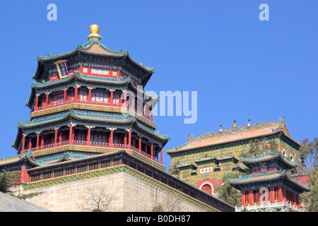 Peking Sommerpalast Yiheyuan Stockfoto