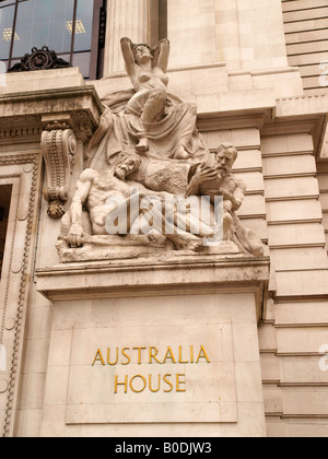 Detail der australische hohe Kommission, Australien Haus, Strand, London WC2B 4LA Stockfoto