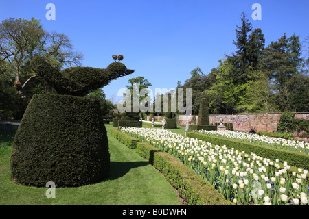 Die langen Garten Cliveden Buckinghamshire England Stockfoto