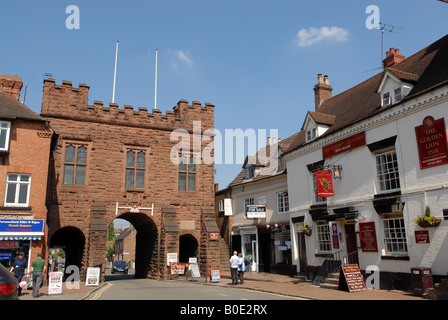 Das Nordtor in der High Street in Bridgnorth, Shropshire, England Stockfoto