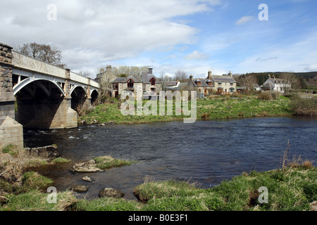 Milltown Rothiemay, einem kleinen Dorf im Nordosten von Schottland neben dem Fluß Deveron nahe Huntly Aberdeenshire. Stockfoto