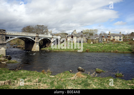 Milltown Rothiemay, einem kleinen Dorf im Nordosten von Schottland neben dem Fluß Deveron nahe Huntly Aberdeenshire. Stockfoto