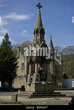 Atholl Memorial Fountain, Dunkeld, Perthshire, Schottland, UK, Europa Stockfoto