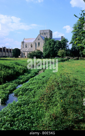 Krankenhaus St. Kreuz, Winchester, Hampshire, England, UK Stockfoto