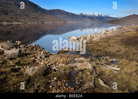 Loch Cluanie, Wester Ross, Schottland Stockfoto