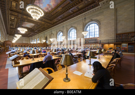 Rose-Reading Room, New York Public Library, 5th Avenue, Midtown Manhattan, New York City, New York City Stockfoto