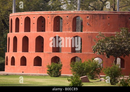 Die Ram-Yantra auf die Jantar Mantar in Neu-Delhi, Indien. Jantar Mantar war Observatorium von Jai Singh II von Jaipur gebaut.