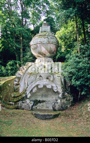 Parco dei Mostri, Bomarzo, Provinz Viterbo, Latium, Italien Stockfoto