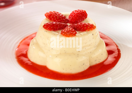 BAVAROIS DESSERT Stockfoto