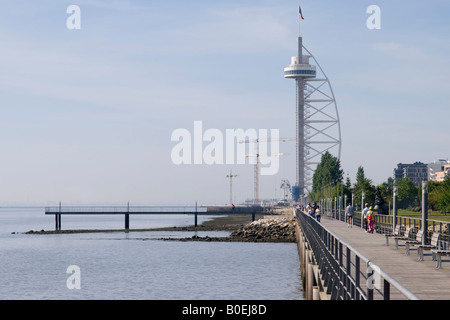 Torre Vasco da Gama - Turm errichteten für Expo98 in Lissabon, Portugal Stockfoto