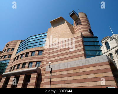 1 Geflügel, EC2. Gebaut 1998. Sir James Stirling & Michael Wilford & Assocs Ltd. Stockfoto